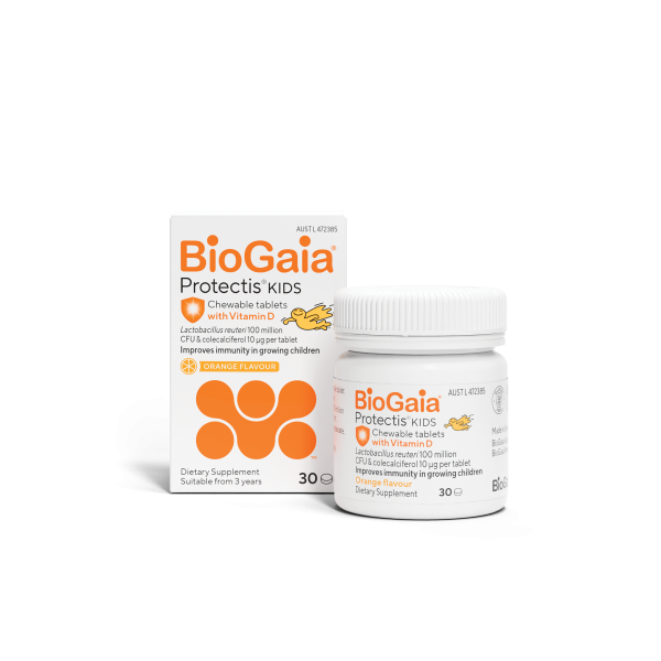 BIOGAIA PROTECTIS KIDS CHEWABLE TABLETS 2 PACK SACHET