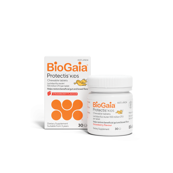 BIOGAIA PROTECTIS KIDS CHEWABLE TABLETS 2 PACK SACHET - Image 2